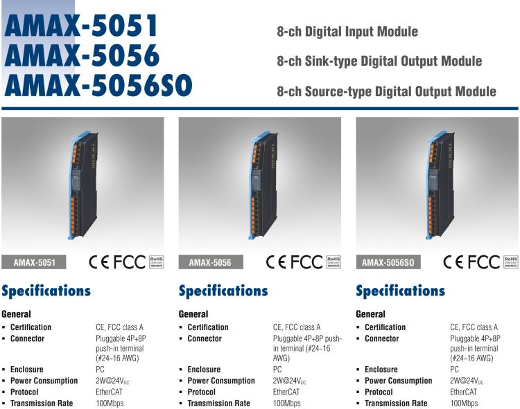 研華AMAX-5056SO 8路數(shù)字量輸出模塊，0.5A 源型（插片式）