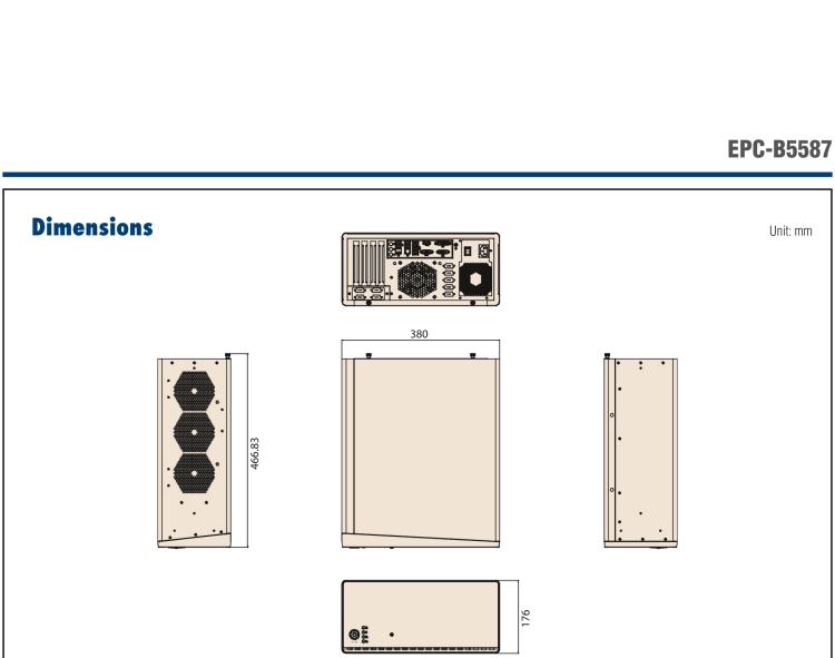研華EPC-B5587 適配Intel? 第10代 Core i / Xeon W系列處理器，搭載W480E芯片組。標(biāo)準(zhǔn)4U上架，工業(yè)級品質(zhì)，穩(wěn)定可靠。廣泛適用于高端AI服務(wù)器等應(yīng)用。