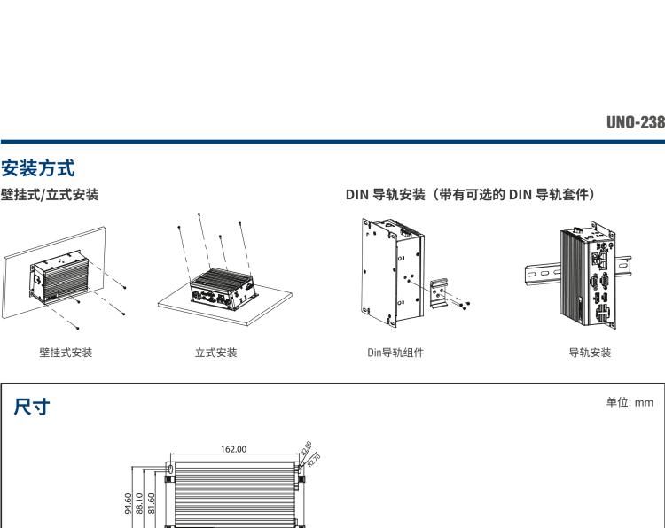 研華UNO-238 搭載Intel? Core? i CPU 的緊湊型物聯(lián)網邊緣計算平臺