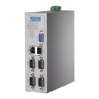 研華UNO-1110 導(dǎo)軌安裝型工業(yè)控制器，搭配TI Coretex AM3505 處理器，2×LAN，5×COM，4×USB，1 GB SD卡