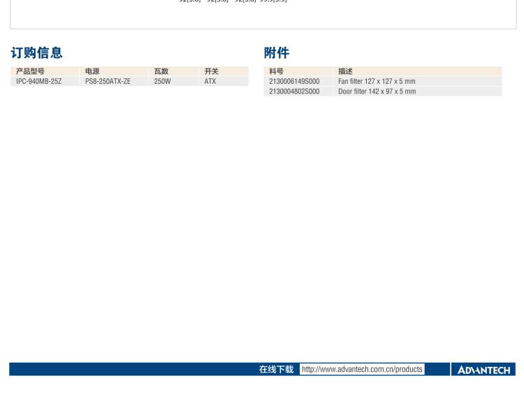 研華IPC-940 經(jīng)典款4U機架式機箱，帶前置風(fēng)扇
