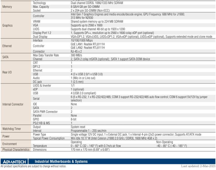 研華AIMB-215 板載Intel? 第4代 賽揚處理器。豐富的擴展，無風(fēng)扇設(shè)計，支持寬溫寬壓。