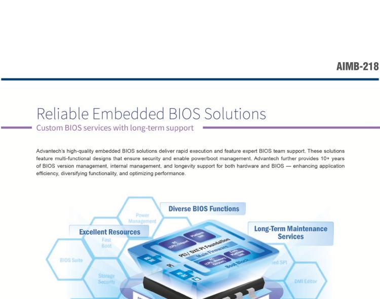 研華AIMB-218 板載Intel? 第8代 奔騰/賽揚/凌動系列處理器。支持獨立三顯，超薄緊湊，無風(fēng)扇設(shè)計，支持寬溫。