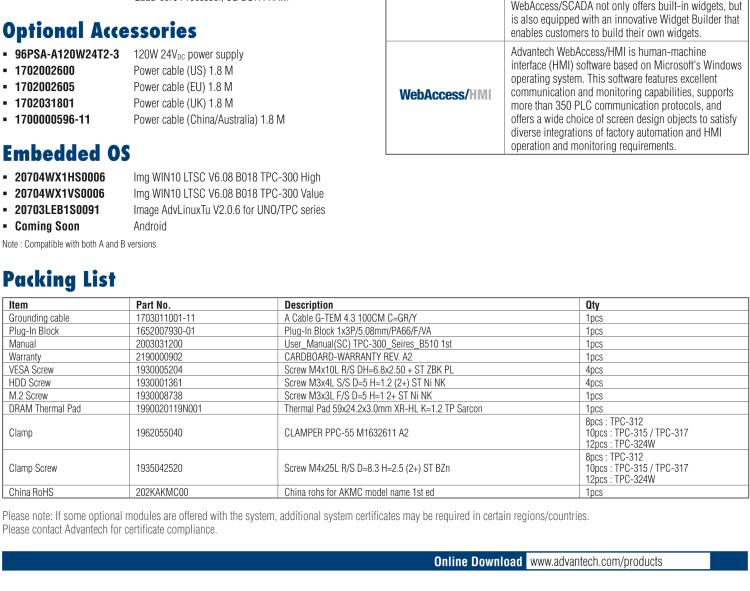 研華TPC-312 12.1" XGA TFT LED LCD工業(yè)平板電腦，搭載第八代Intel?Core?i3/ i5/ i7處理器，內(nèi)置8G DDR4 RAM
