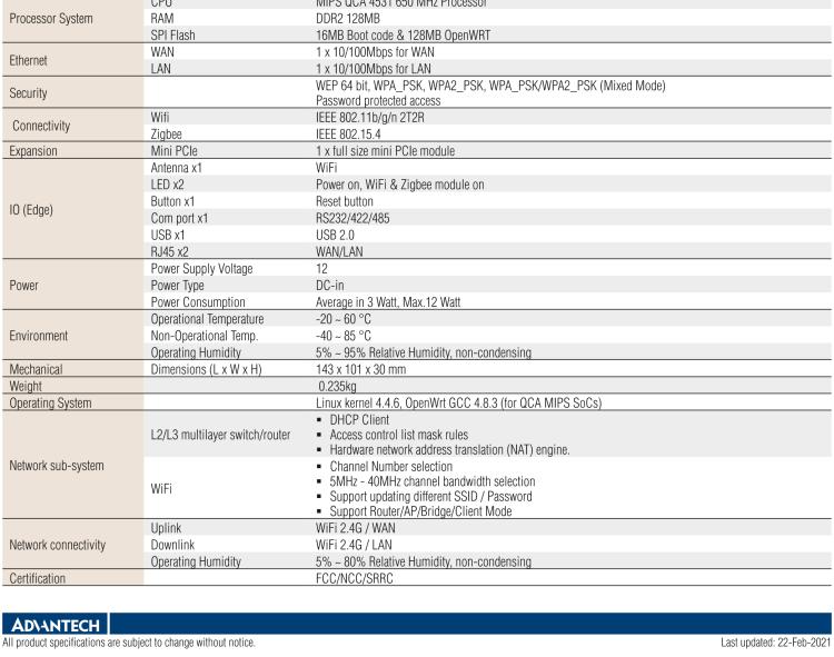 研華WISE-3270 研華EPD電子紙專用工業(yè)網(wǎng)關(guān)，以太網(wǎng)、 WIFI（AP）、4G/LTE，專為智能城市、工業(yè)4.2應(yīng)用而設(shè)計(jì)。