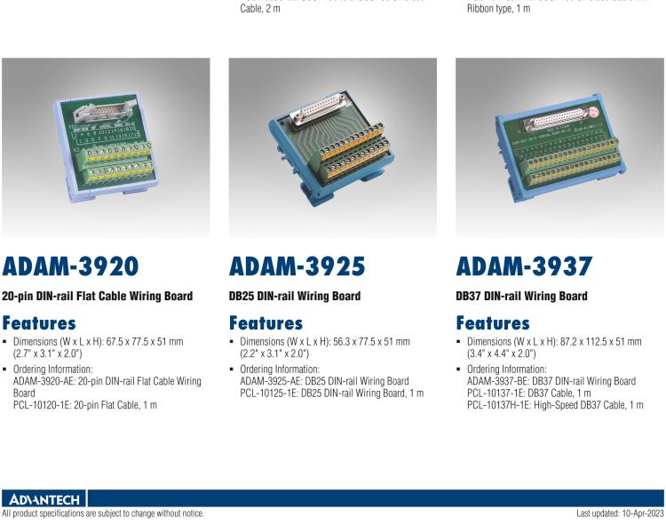 研華ADAM-39100 SCSI-100接線端子，DIN導(dǎo)軌支架